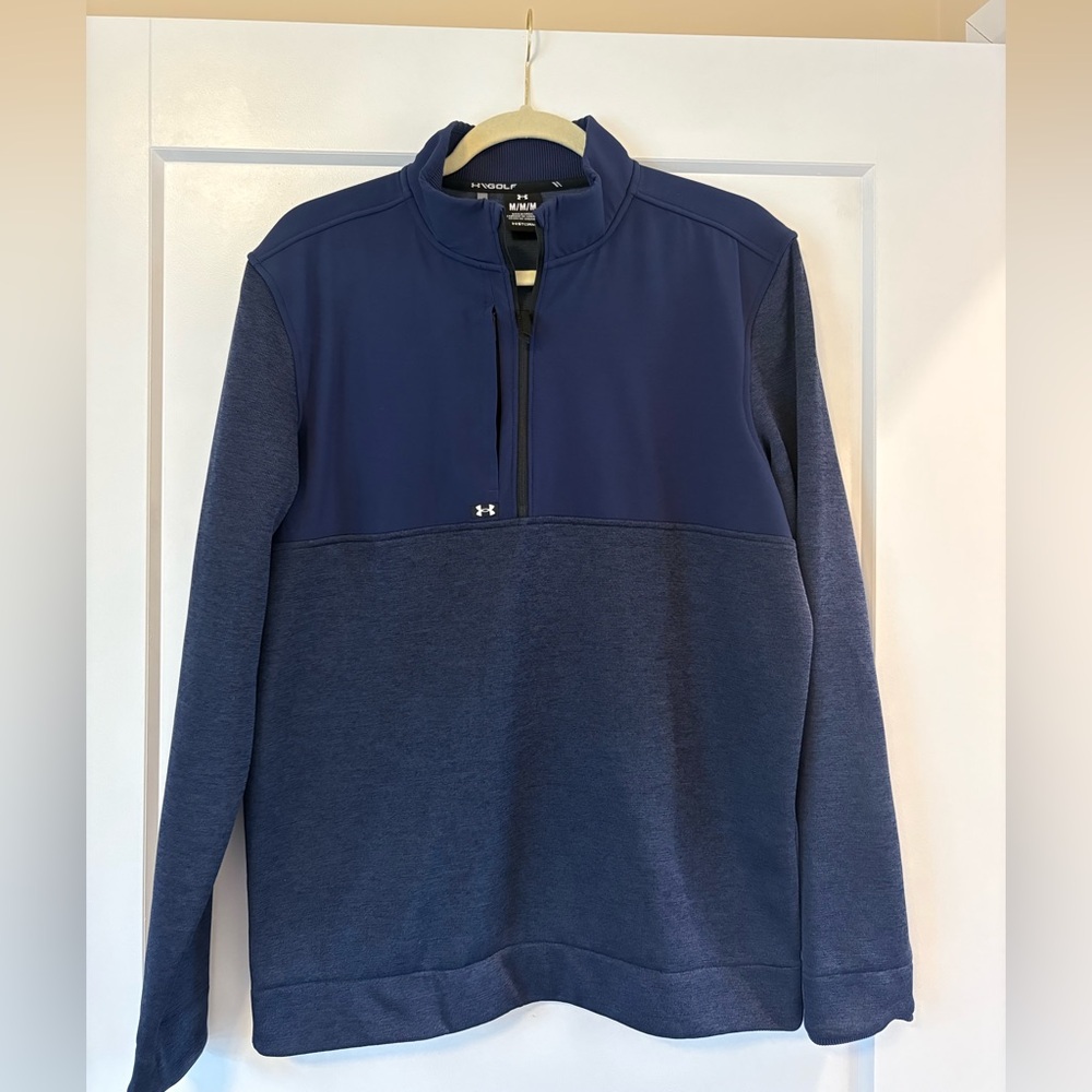Under Armour Navy Blue Quarter-Zip Pullover